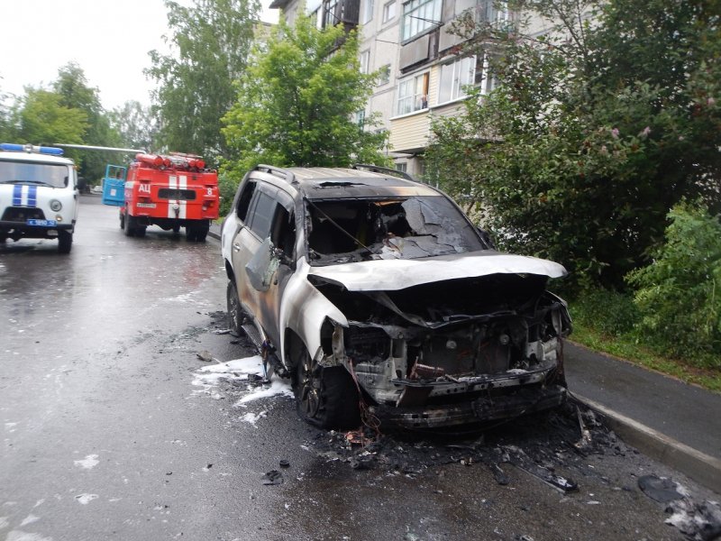 В Крапивинском округе возбуждено уголовное дело в отношении поджигателя автомобиля